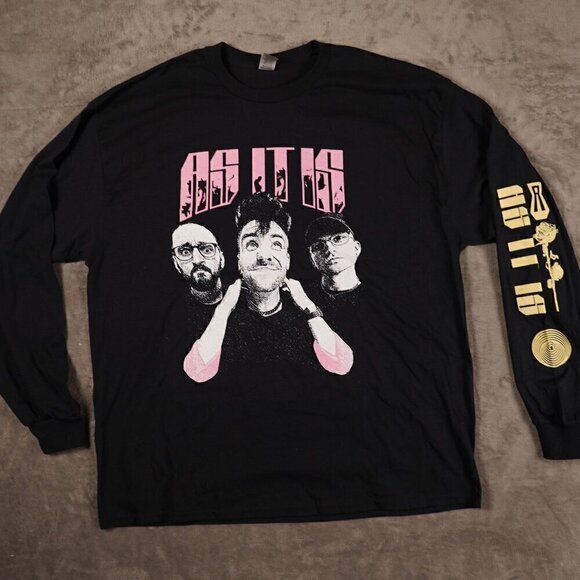 As it is British London Pop Punk Band Mates in the States Tour Shirt XXL - Picture 1 of 8